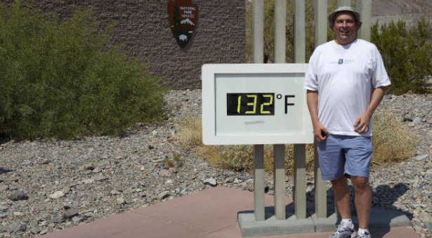 PHOTO Furnace Creek Death Valley Measured 132 Degrees In 2016