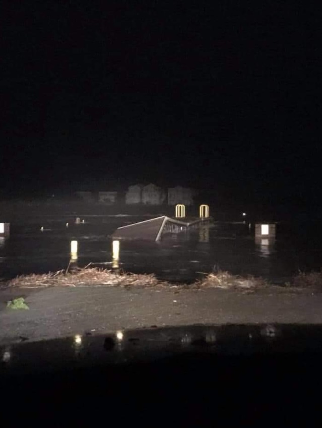 PHOTO Home In Isle Beach Florida Completely Destroyed And Under Water