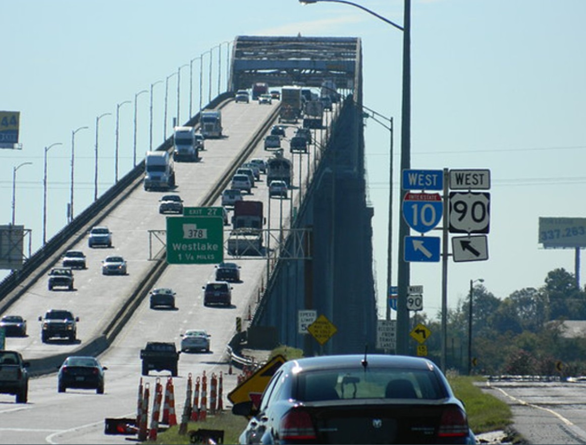 PHOTO I-10 Bridge In Lake Charles Is Structurally Deficient