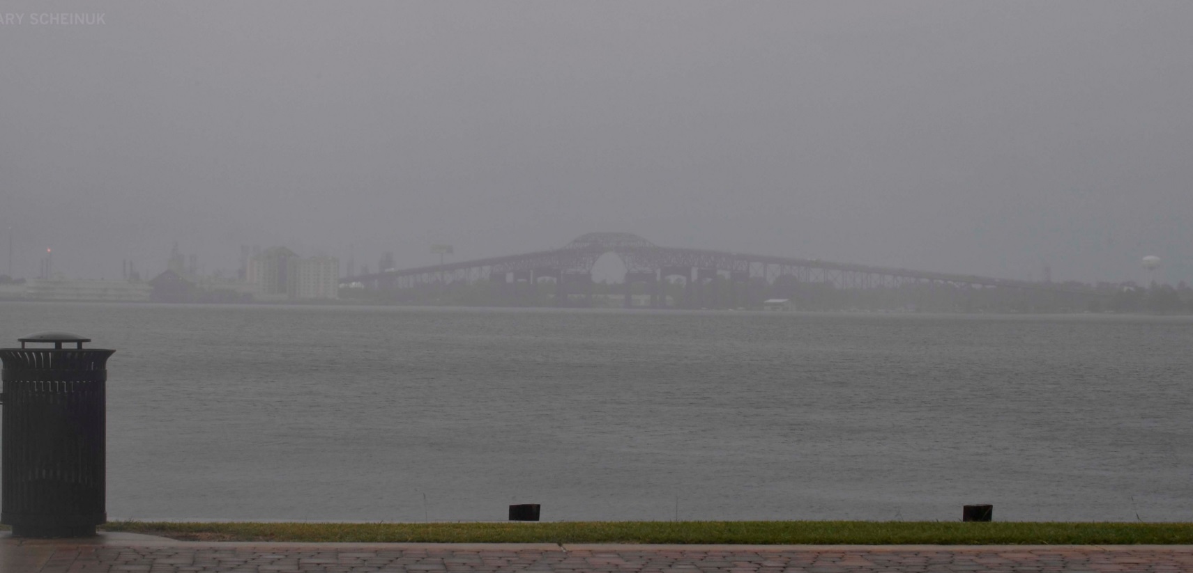 PHOTO I-10 Bridge In Lake Charles Looks Like It's Going To Collapse As Hurricane Laura Nears