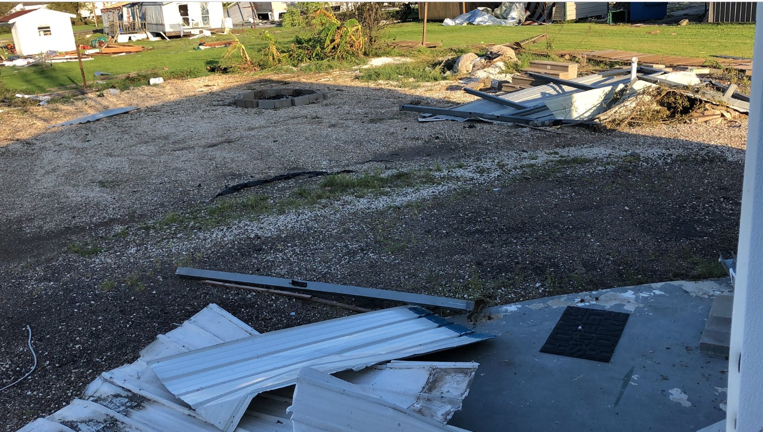 PHOTO Just Pieces Of A Small House Remaining In Sulphur Louisiana