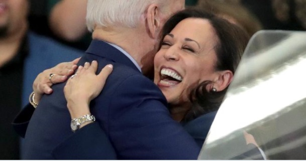 PHOTO Kamala Harris Hugging Joe Biden