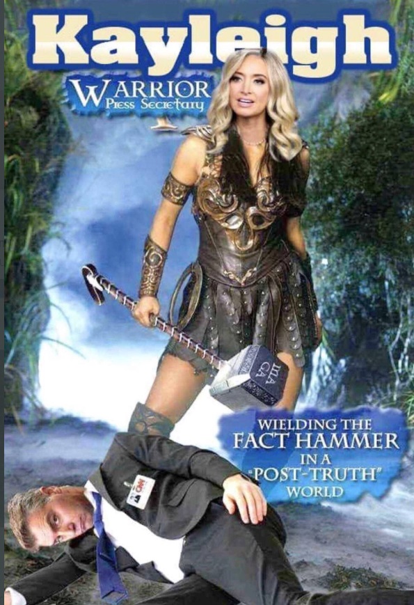 PHOTO Kayleigh McEnany Wearing A Warrior Costume