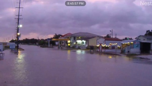 PHOTO Last Sunset In Cameron Louisiana Before Hurricane Hits