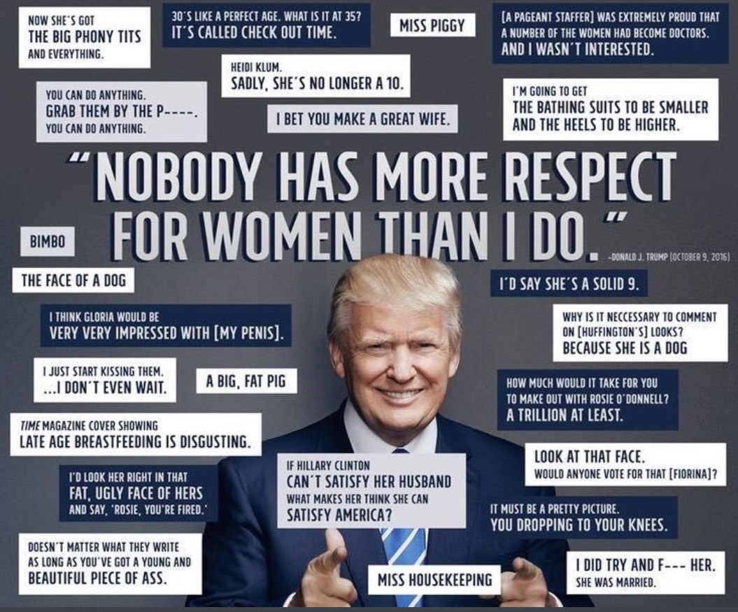 PHOTO List Of Mean Things Donald Trump Has Said About Women