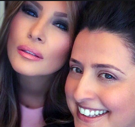 PHOTO Melania Trump With Her Make Up Artist