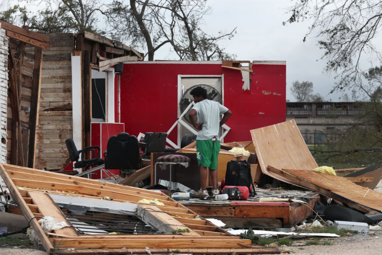 PHOTO Nothing Left Of Barbershop In Lake Charles