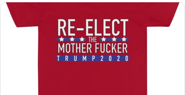 PHOTO Re-Elect The Motherfucker Trump T-Shirt