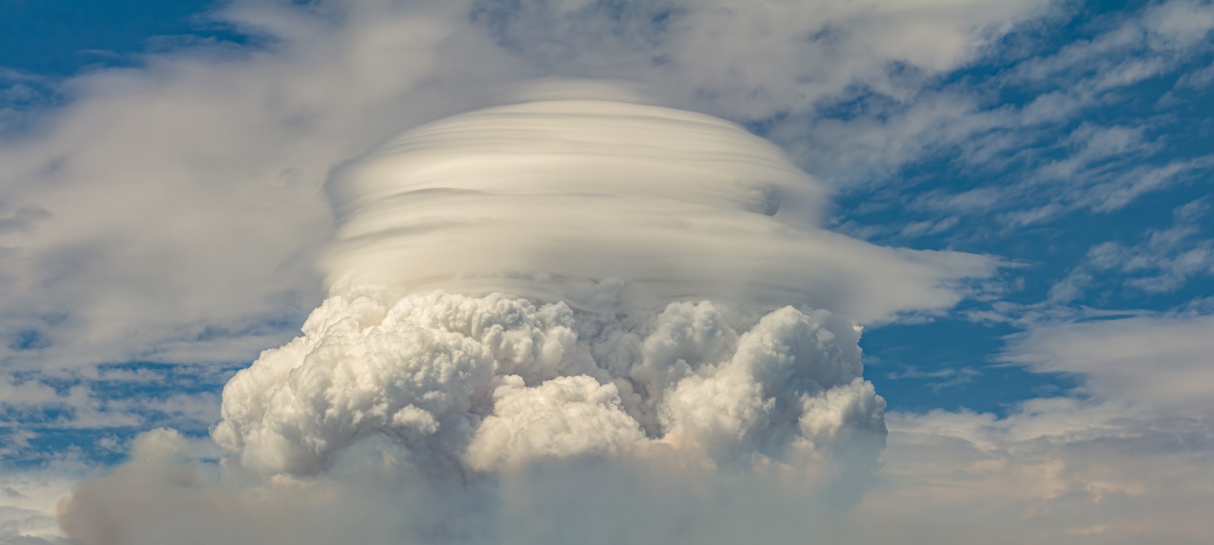 PHOTO Top Of Lake Fire Smoke Plume Turned Into A Circle