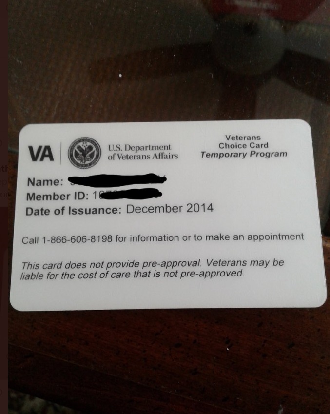 PHOTO VA Health Insurance Does Not Provide Pre-Approval Care