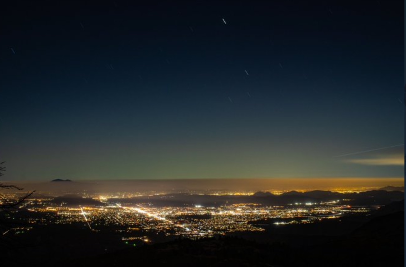 PHOTO What Hemet Looks Like At Night From The Top Of A Hill