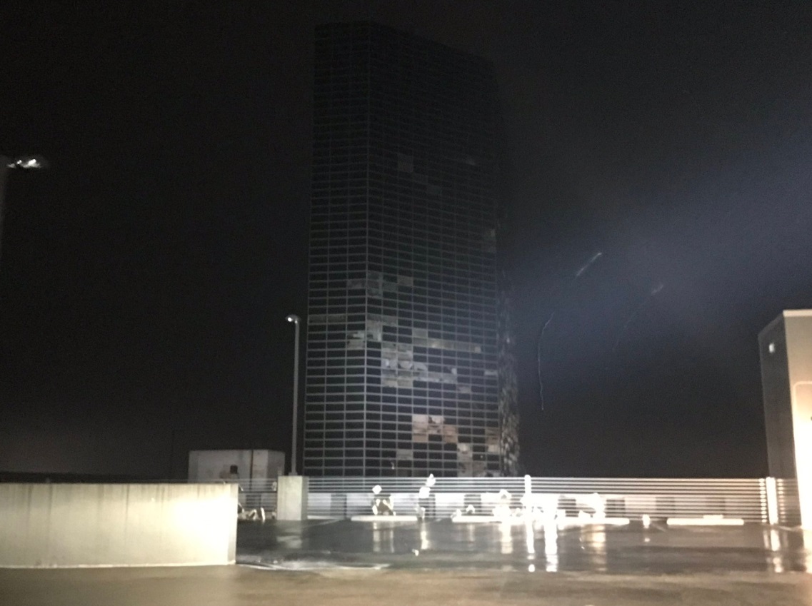 PHOTO Windows Blown Out Of Skyscraper In Lake Charles