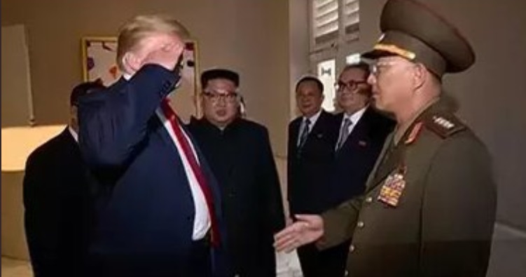 PHOTO Donald Trump Telling North Korean Leadership That They Can Have Sarah Sanders