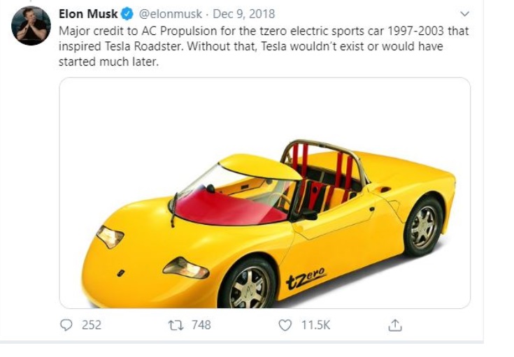 PHOTO How Elon Musk Came Up With The Tesla Car Idea