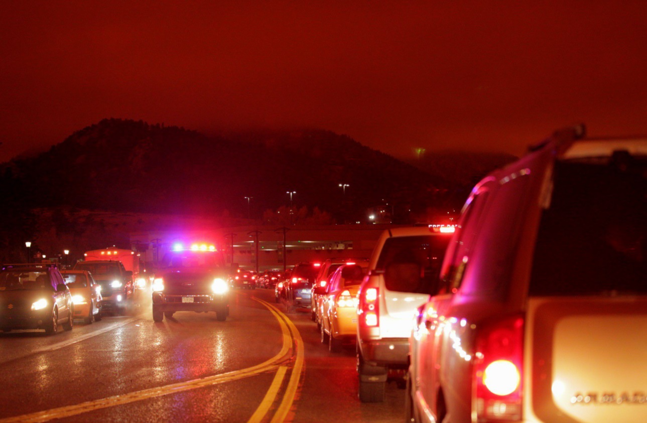 PHOTO 2 PM In The Afternoon Looked Like Night Time In Estes Park From Fire