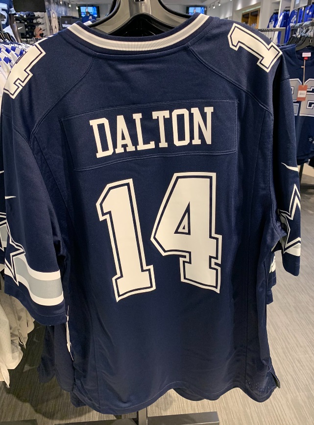 PHOTO Andy Dalton Jerseys Being Sold In Dallas