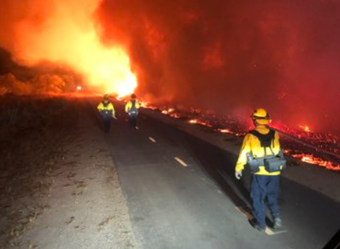 PHOTO Blue Ridge Fire Is Getting Closer To Corona