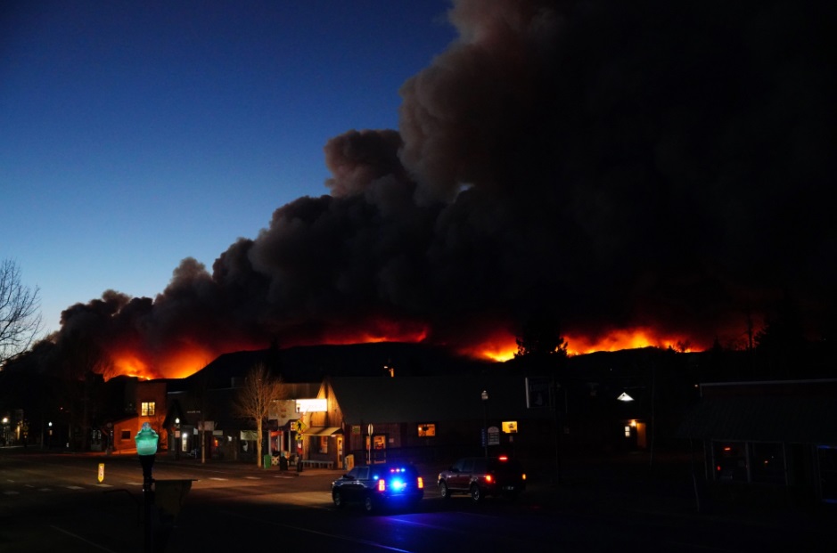 PHOTO Buildings On Fire In Granby Colorado From East Troublesome Fire