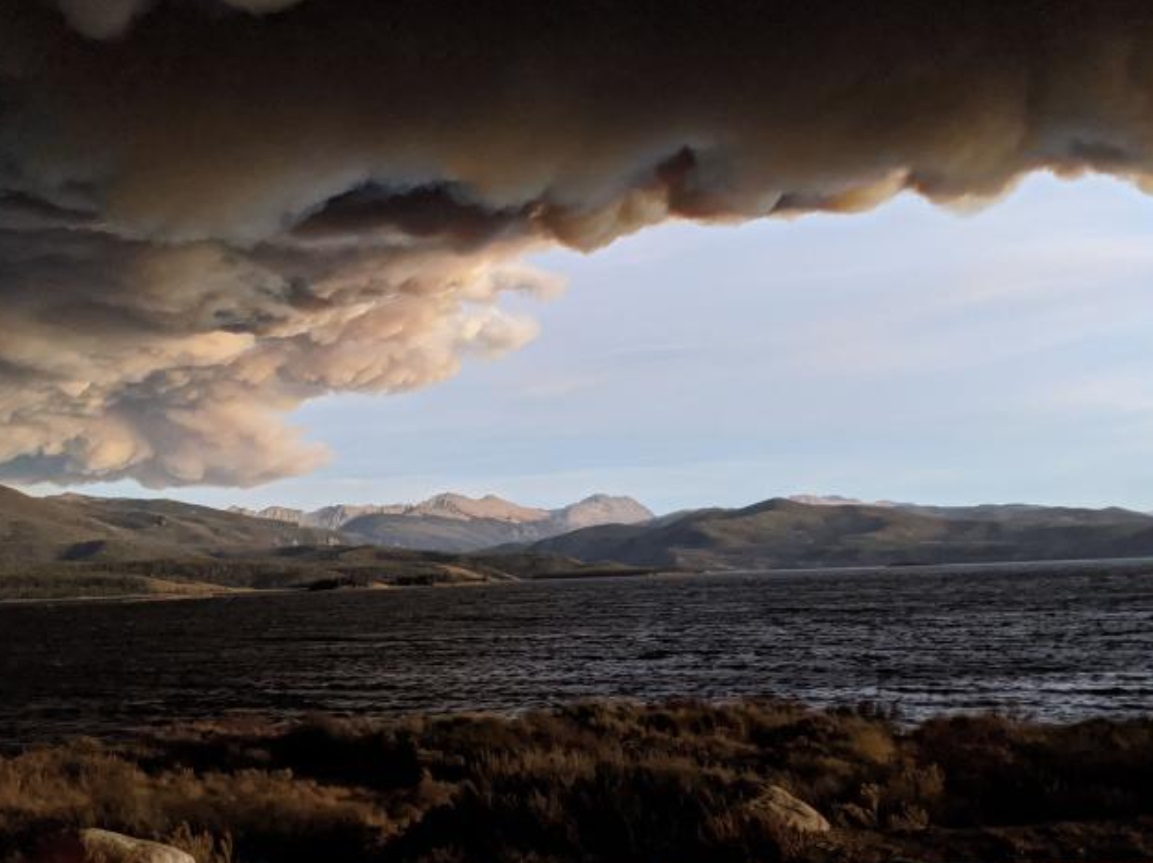 PHOTO Clouds Were So Low In Grand Lake From The Fire It Was Terrifying