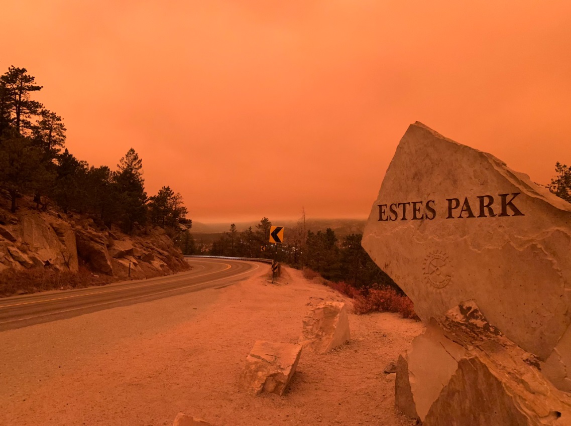 PHOTO Entrance To Estes Park Look Like Apocalypse