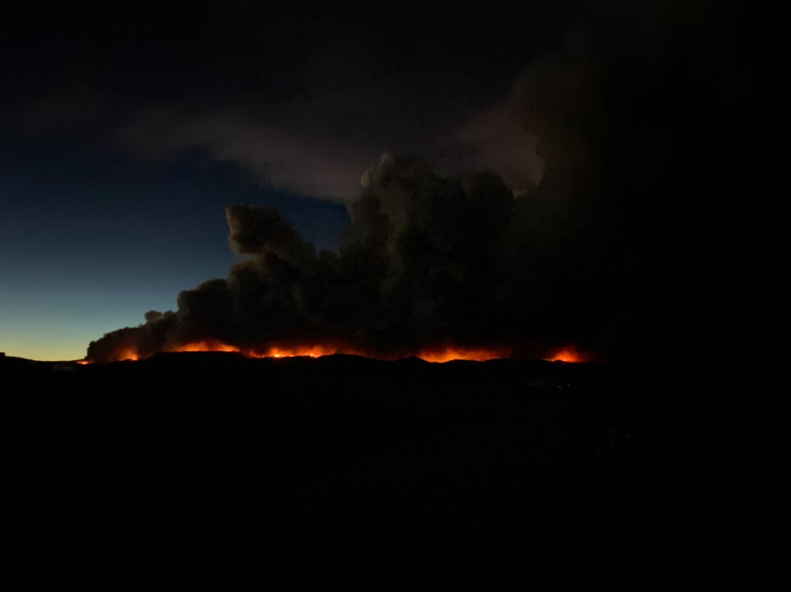 PHOTO Flames In Granby Look Terrifying At Night