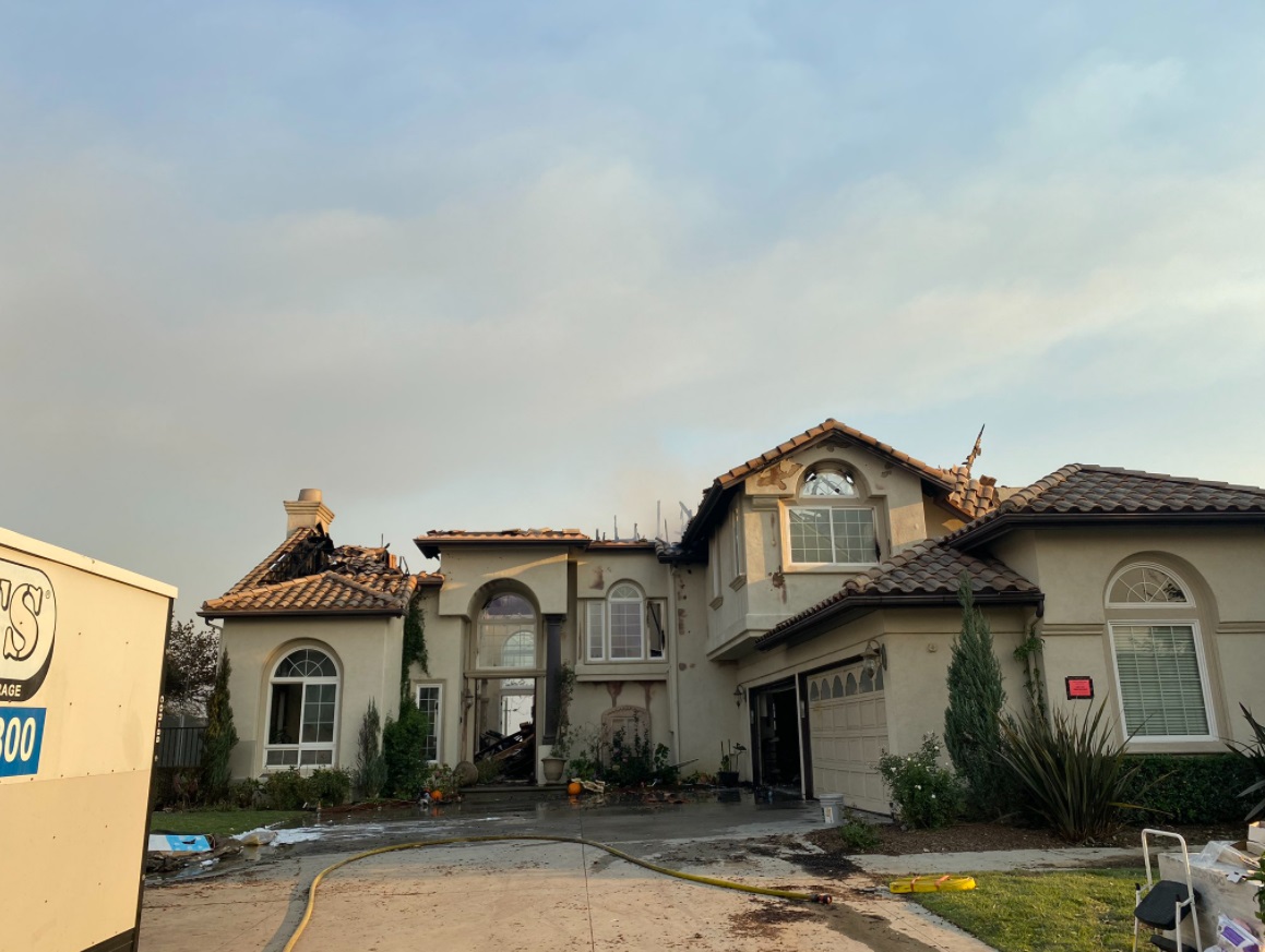 PHOTO Home On Blur Ridge In Yorba Linda A Total Loss From Fire