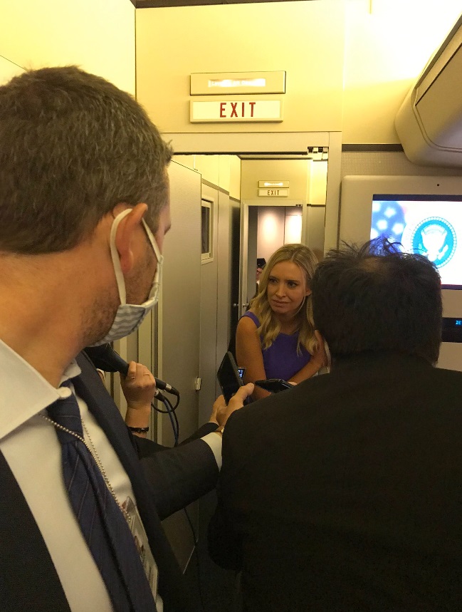 PHOTO Kayleigh McEnany Walking Around On Air Force 1 Like She Owns The Place