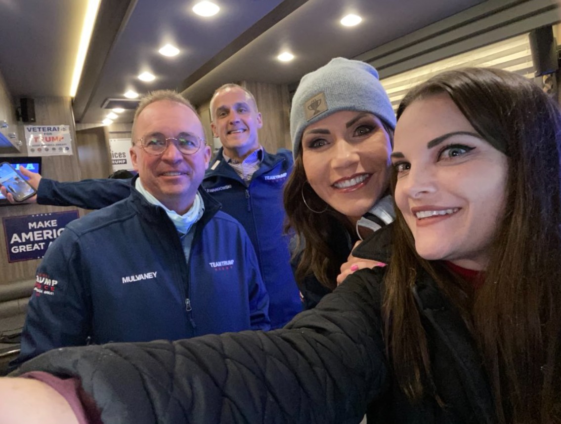 PHOTO Kristi Noem Wearing A Beanie Hat