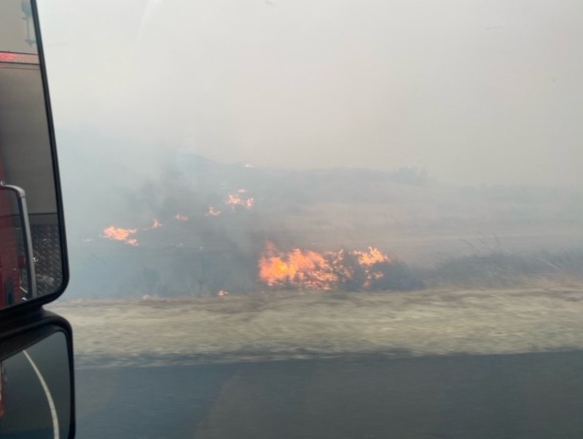 PHOTO Silverado Fire Threatening Orchard Hills Homes In Irvine