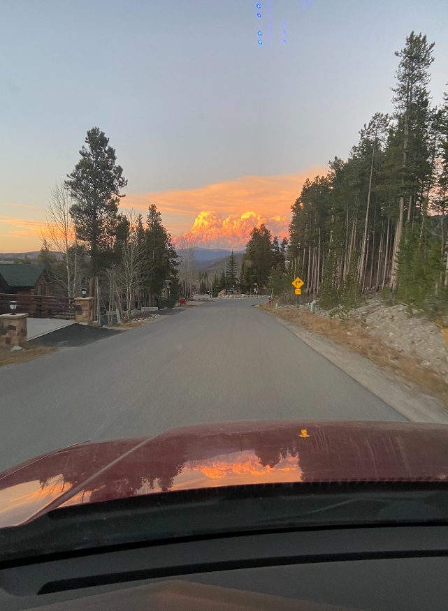 PHOTO View Of East Troublesome Fire From Breckenridge