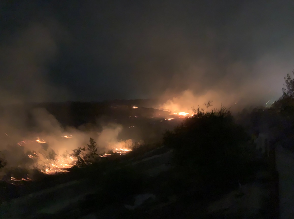 PHOTO What Silverado Fire Looks Like Heading Back To LA