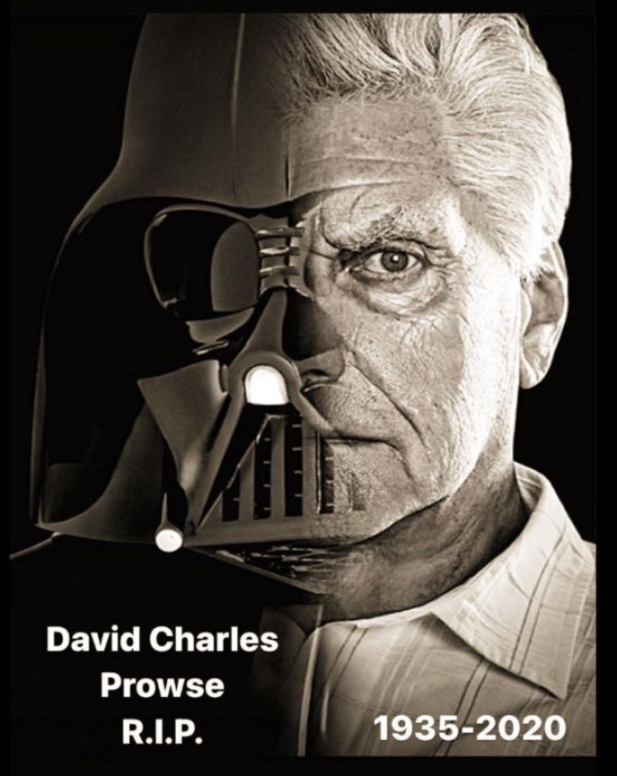 PHOTO David Prowse Half Man Half Star Wars Face