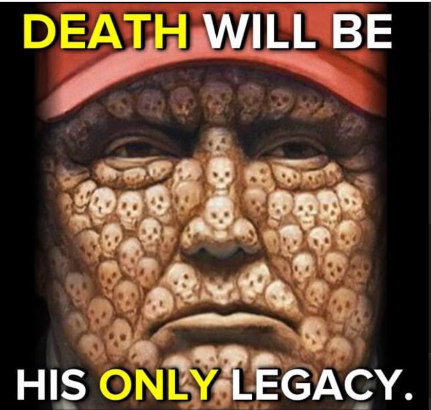 PHOTO Death Will Be His Only Legacy Donald Trump Meme