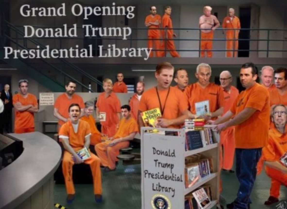 PHOTO Grand Opening Donald Trump Presidential Library Meme