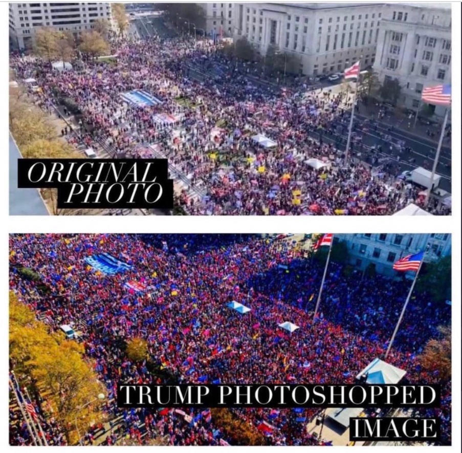 PHOTO Kayleigh McEnany Inflated MAGA Million March Crowd Size