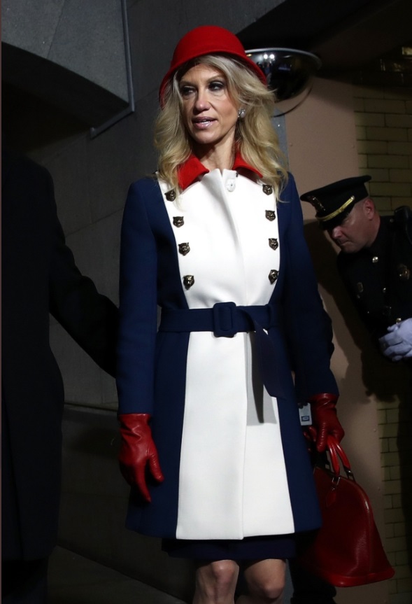 PHOTO Kellyanne Conway Wearing Outfit That Was On Hollywood Blvd That Makes Her Look Like A Witch