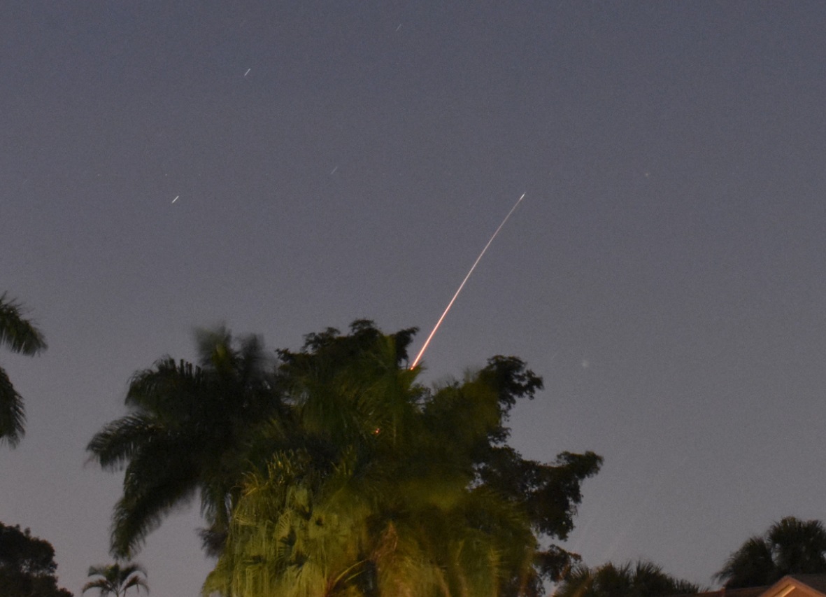 PHOTO SpaceX Launch Today Could Be Seen From Naples Florida