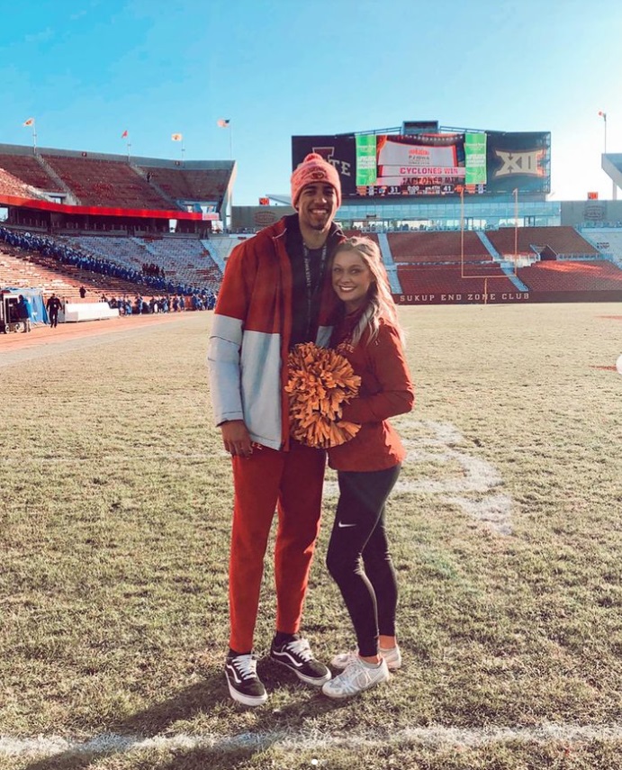 PHOTO Tyrese Haliburton's Girlfriend Looking Smoking Hot In Black Nike Leggins At Jack Trice Stadium