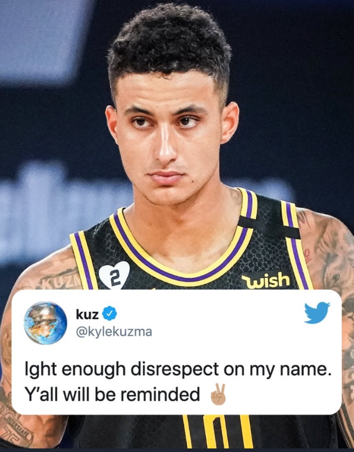 PHOTO Why Kyle Kuzma Deactivated His Twitter Account