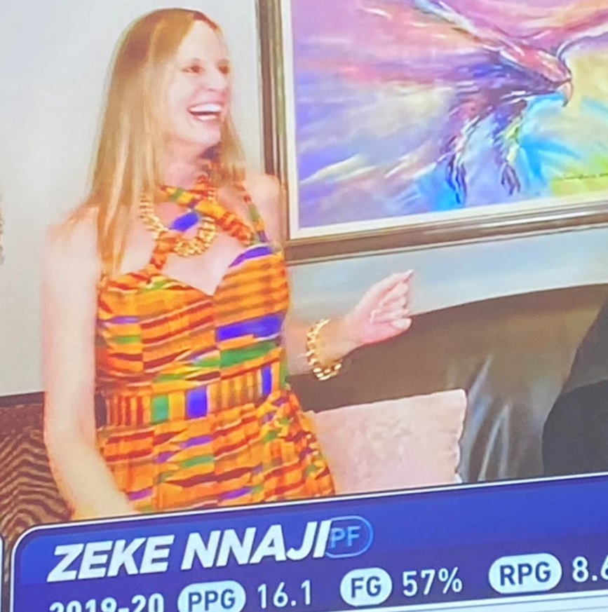 PHOTO Zeke Nnaji's Mom Is A Very Ugly Red Head