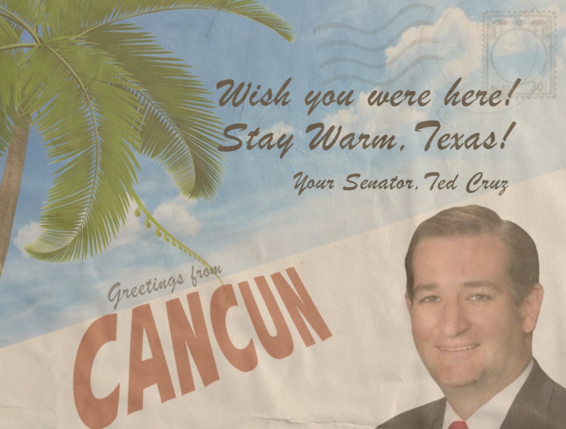 PHOTO Greetings From Cancun Ted Cruz Meme