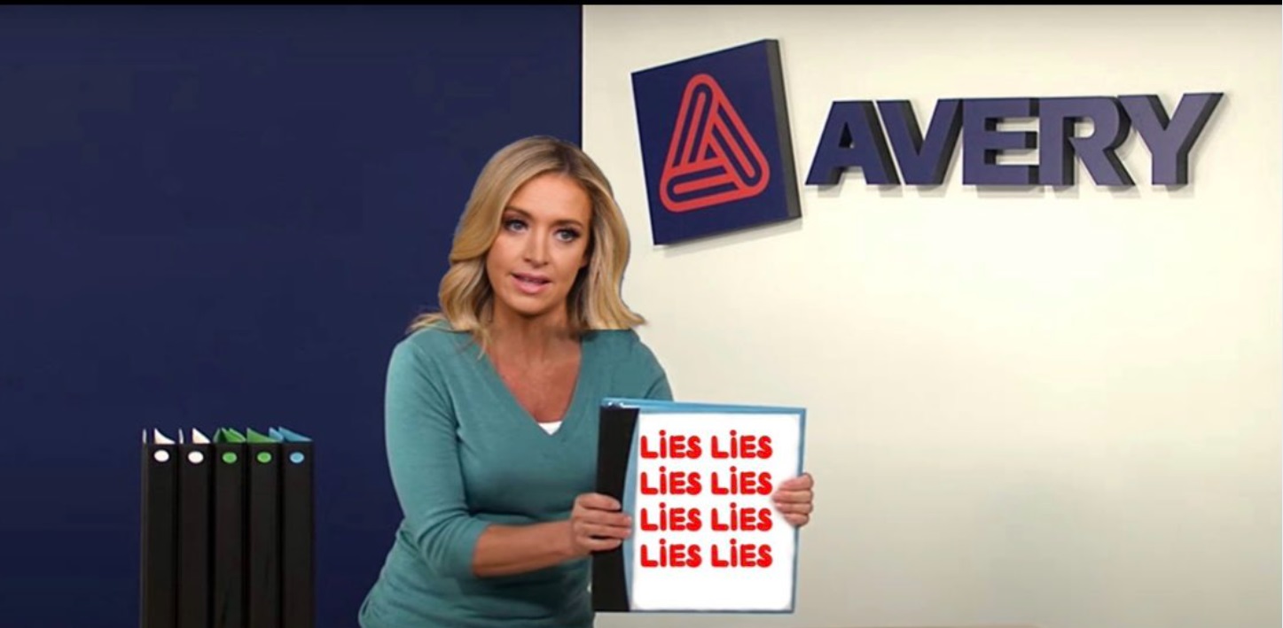 PHOTO Kayleigh McEnany Working At Avery Meme