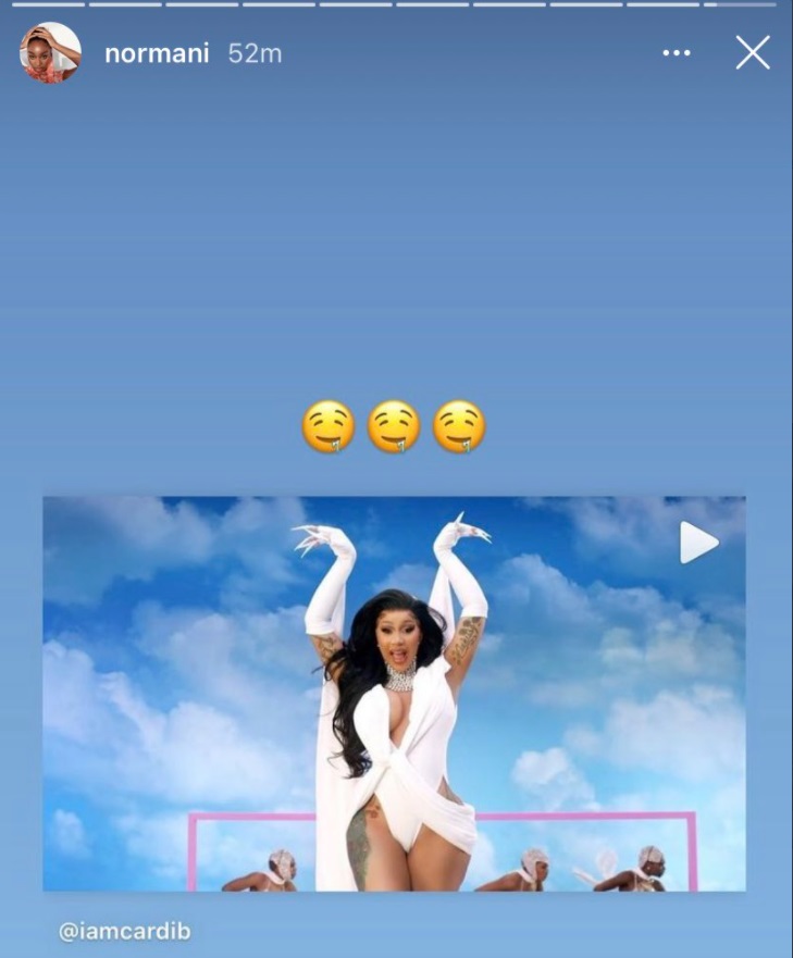 PHOTO Normani Hints At Collaboration With Cardi