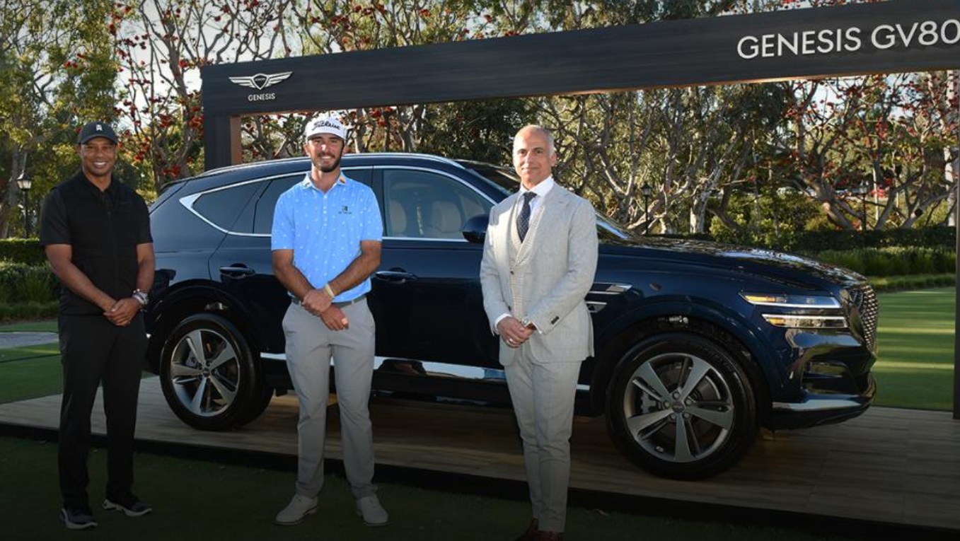 PHOTO Tiger Woods Was Celebrating With Genesis Invitational Winner Max Homa On Sunday