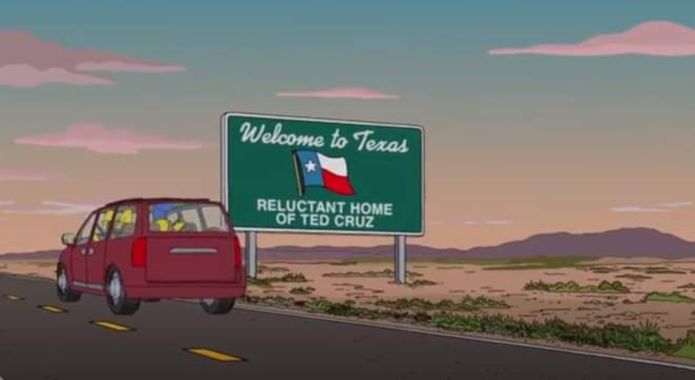 PHOTO Welcome To Texas Reluctant Home Of Ted Cruz Meme