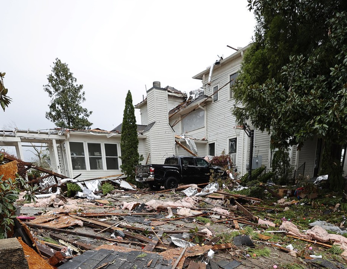 PHOTO Damage To Home In Newnan Georgia