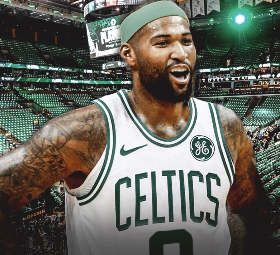 PHOTO Demarcus Cousins In A Celtics Jersey