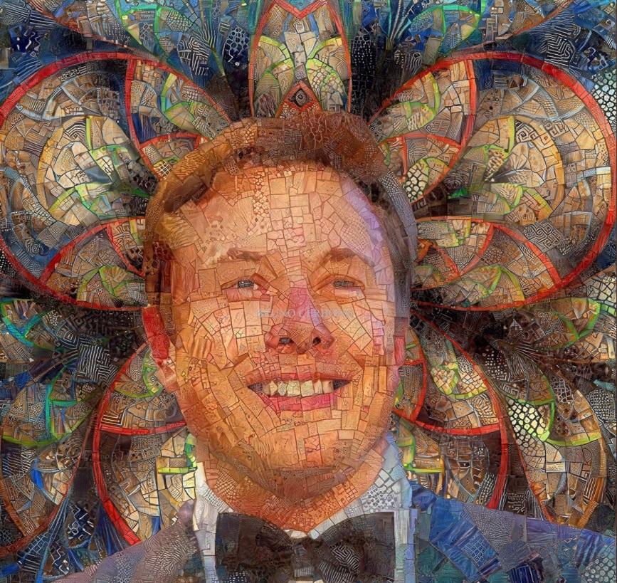PHOTO Giant Mosaic Of Elon Musk's Face