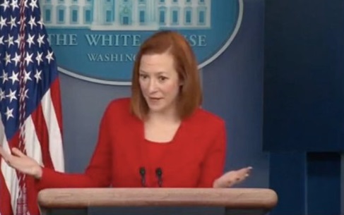 PHOTO Jen Psaki's Innocent Shrug