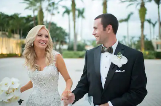 PHOTO Kayleigh McEnany In Wedding Dress After Marrying Sean